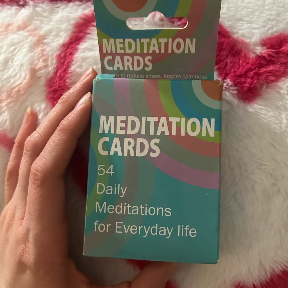 Meditation Cards with Colorful Design